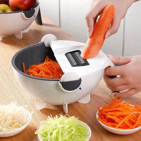 7 IN 1 Multifunctional vegetable cutter with drain busket