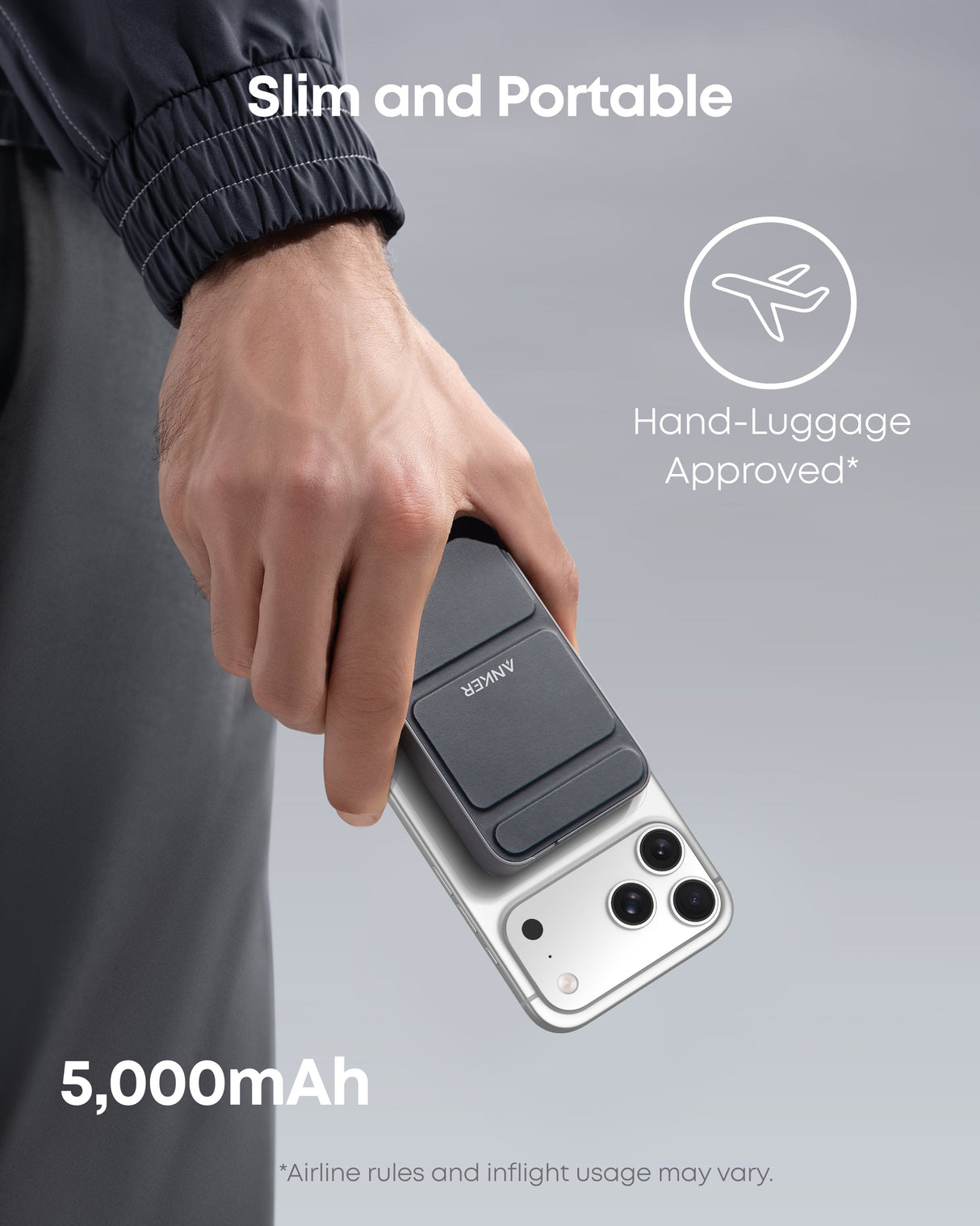 Anker 622 MagGo charging iPhone