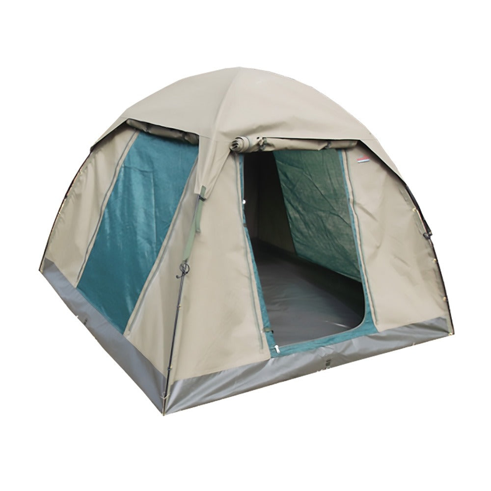 Adventure Bow Commercial Camping Tent 2.1M X 2.1M With 2 Window and Canopy