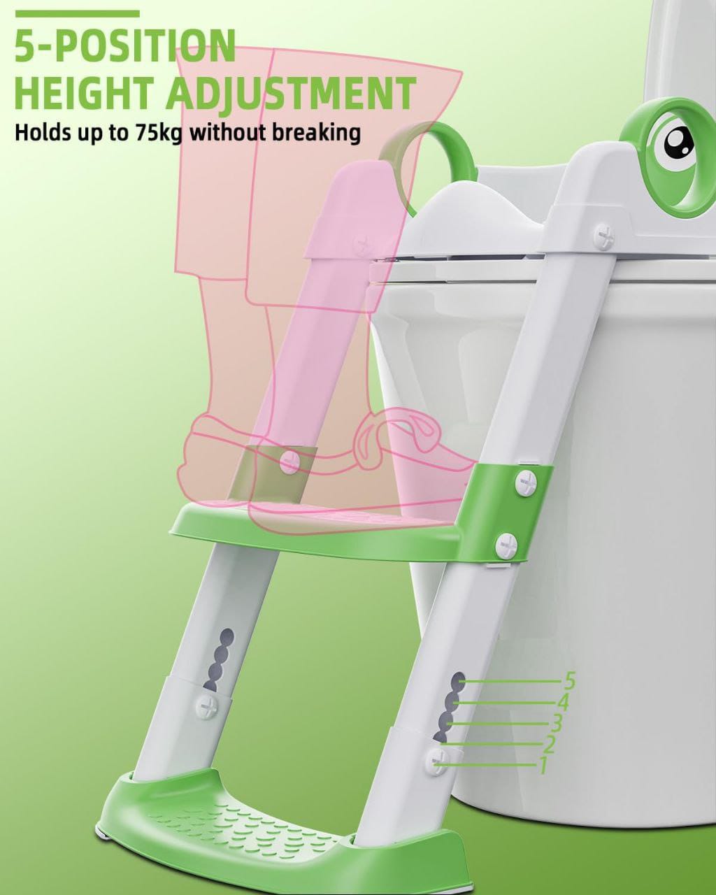Baby training potty ladder