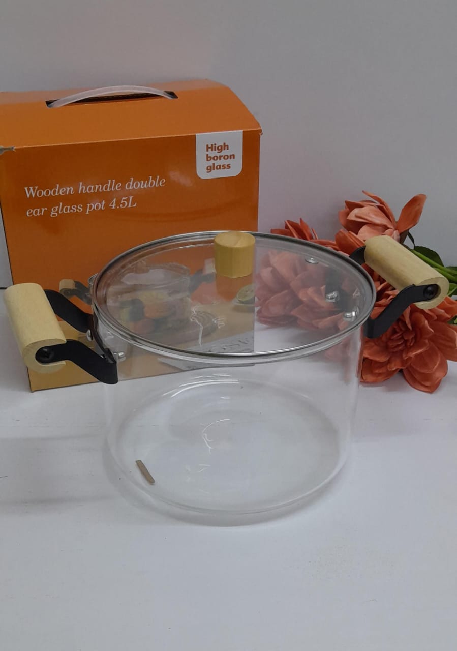 Borosilicate cooking pot