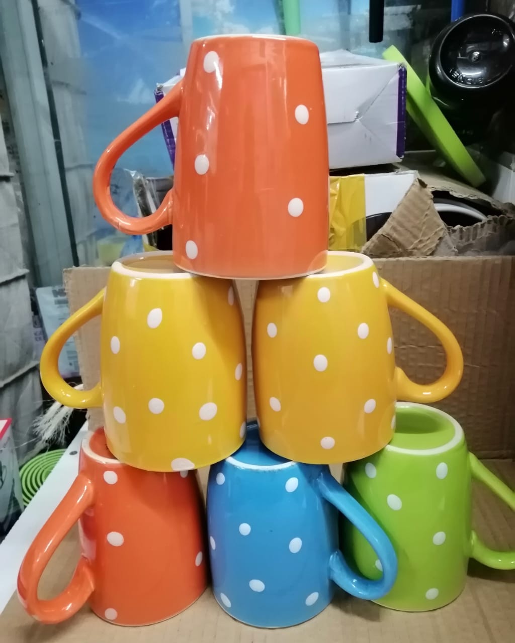 Ceramic Cups 6pcs Set