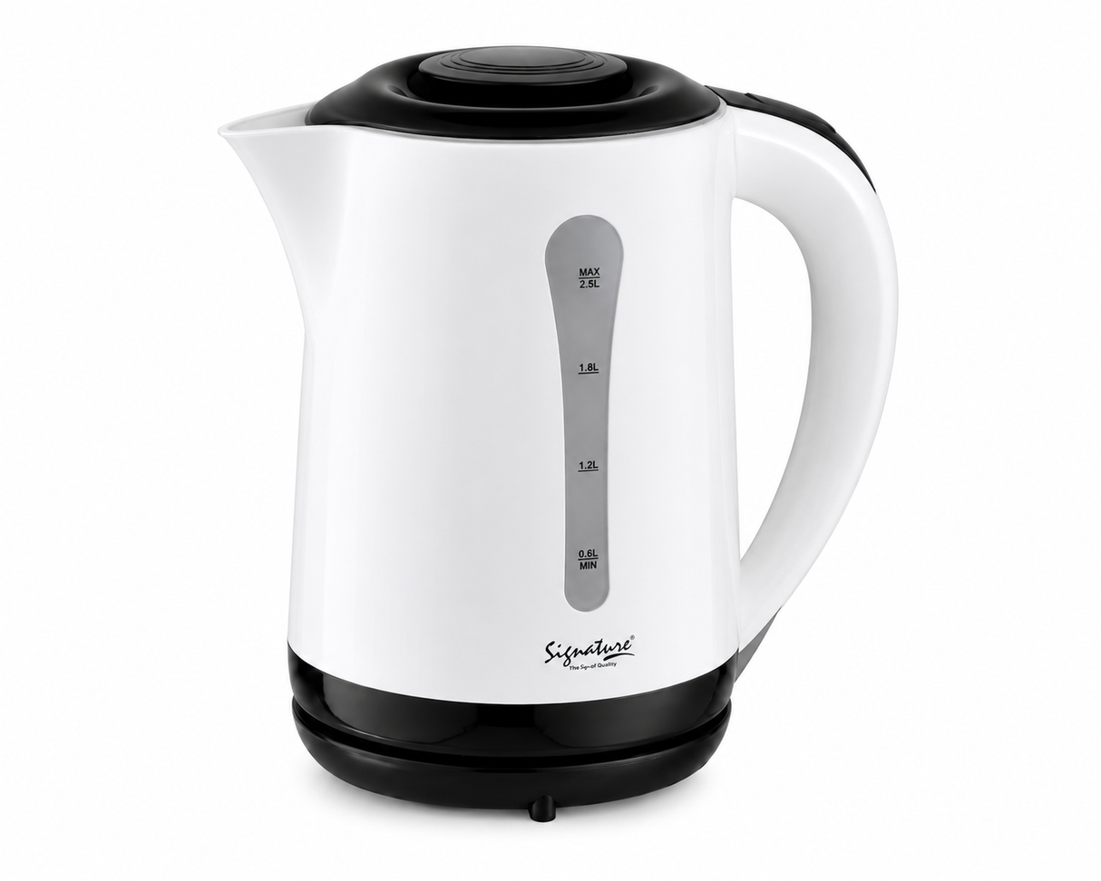 Signature 2.5L Electric Kettle 2200W Cordless Jug Kettle