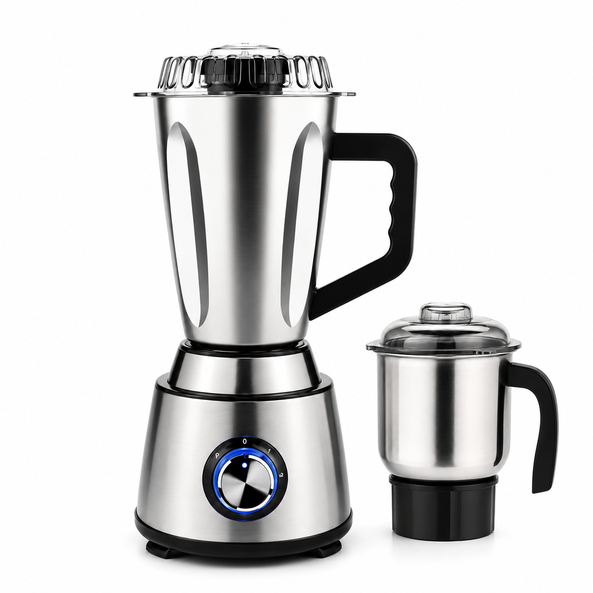 Signature 2-in-1 Stainless Steel Electric Blender with Grinder 600W – 1.5L Jar + 600ml Grinder Jar