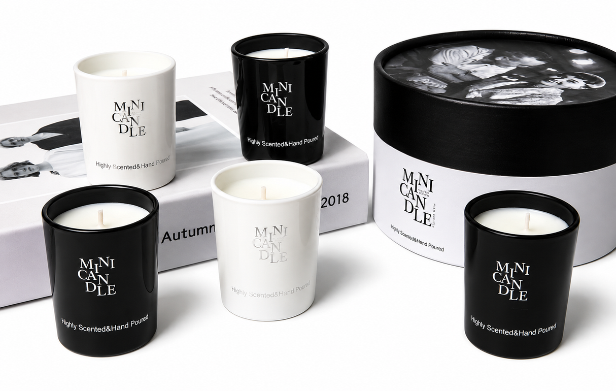 4Pc Mini Candle Collection – Scented Decorative Candles