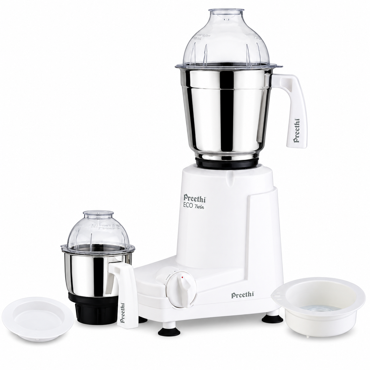 Philips Mixer Grinder 500W - Eco Twin Stand, 1.5L Stainless Steel Jar, Grinding Blades for Everyday Wet & Dry Grinding