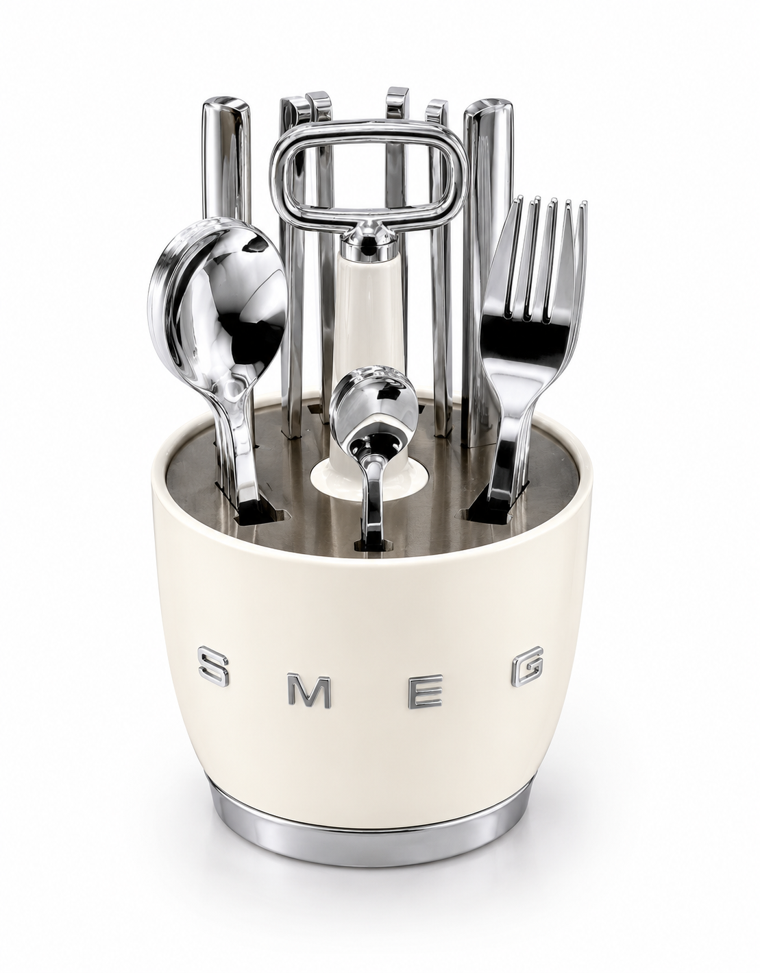 Smeg Cutlery Set – 24 Piece Stainless Steel Dinner Set
