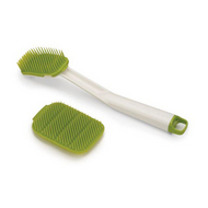 Joseph Joseph CleanTech 2-piece washing-up brush and scrubber set.