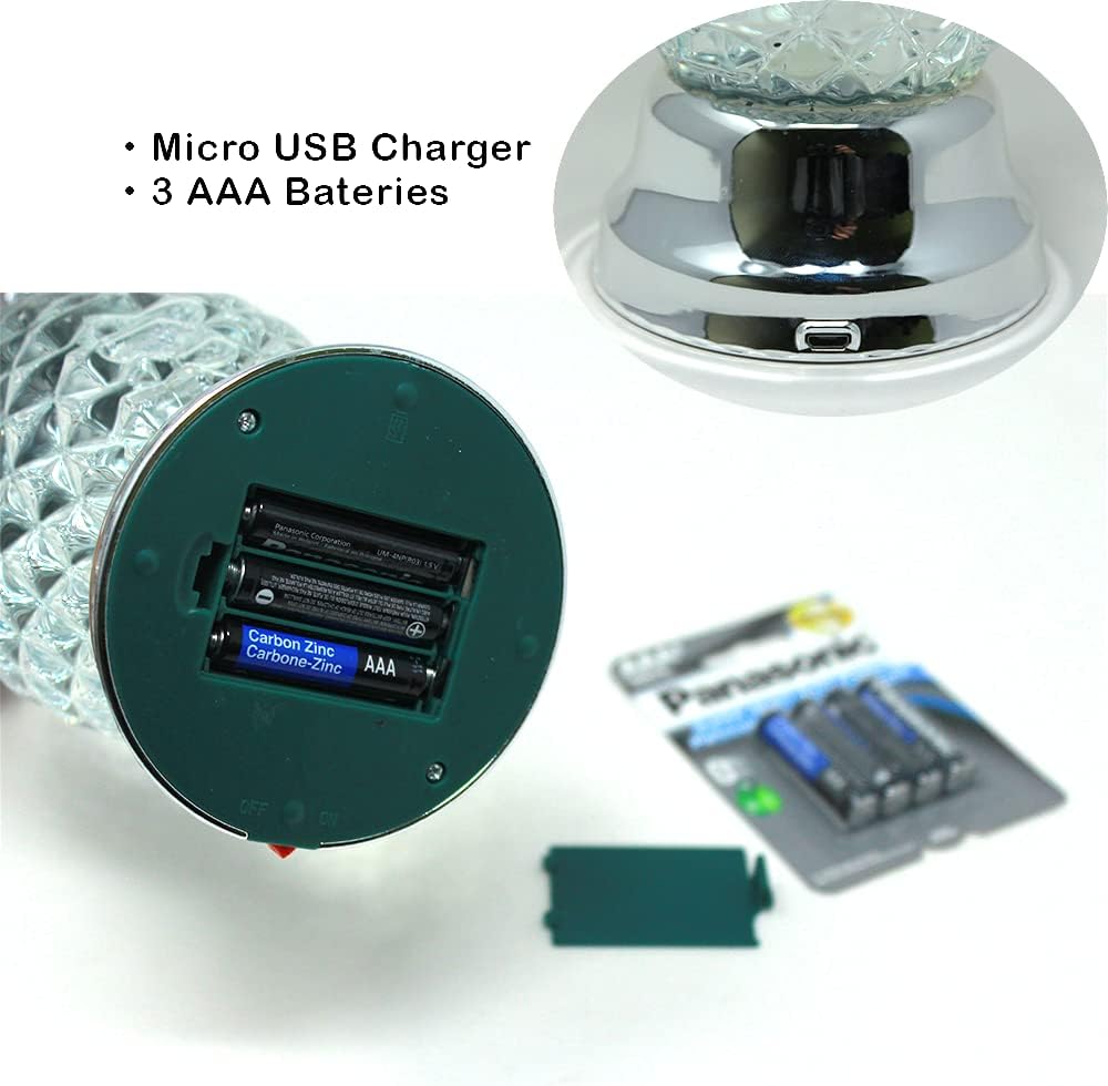 Colorful Pineapple Water Globe Glitter Swirl LED Candle Holder