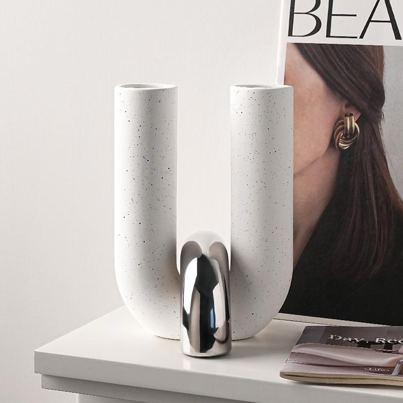 Creative U Shape Ceramic Decor Piece