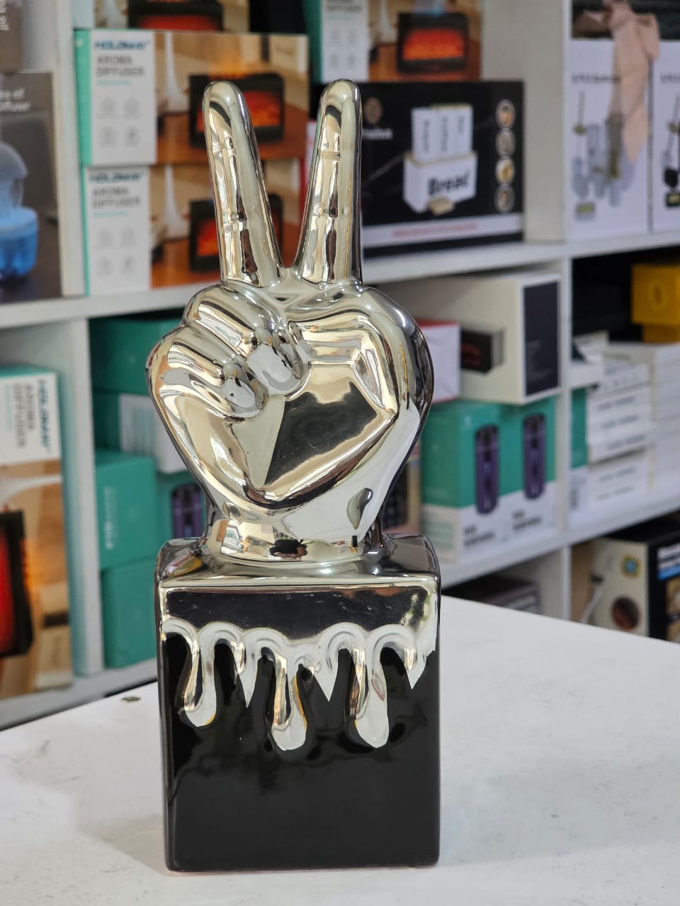 Creative embroidery medal Thumbs Up Trophy gold silver decoration