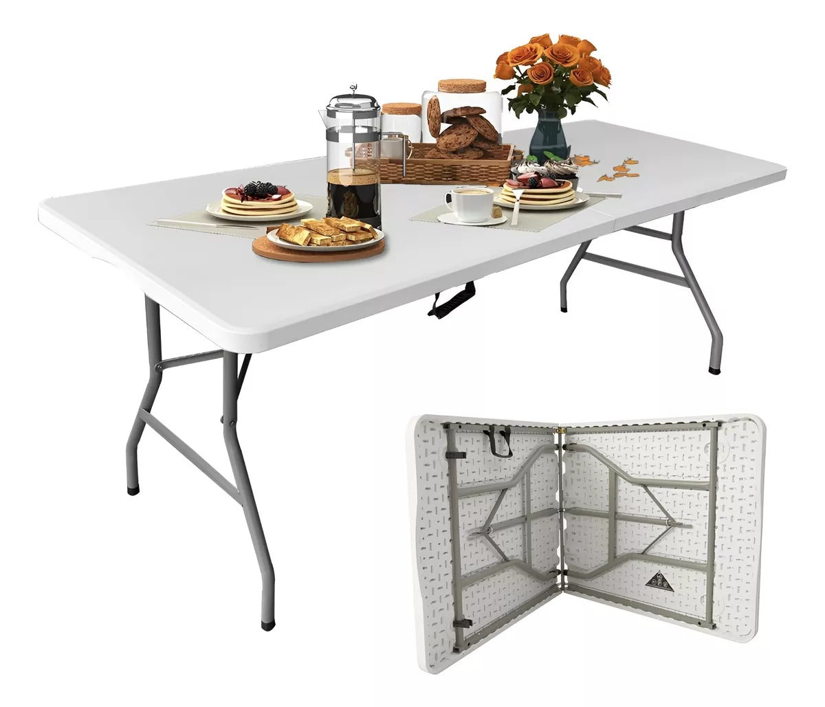 Foldable Table and Chairs Set Chairs and Table