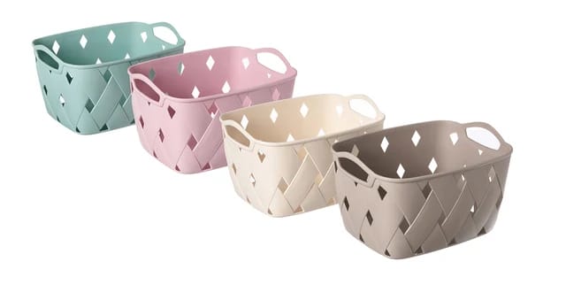 Diamond embossed storage