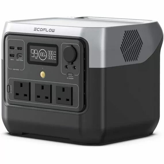 EcoFlow RIVER 2 Pro Portable Power Station – 768Wh LiFePO4 Battery, 70-Min Fast Charging, 3×800W AC Outlets