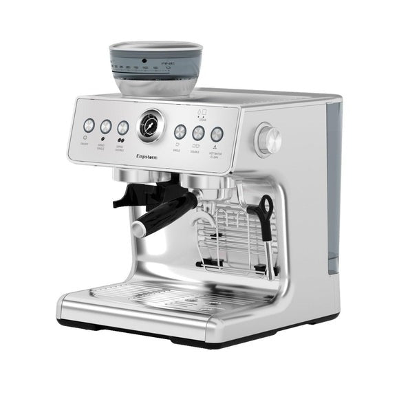 Empstorm® EM-21M Espresso Coffee Machine with Grinder | 20 Bar Semi-Automatic