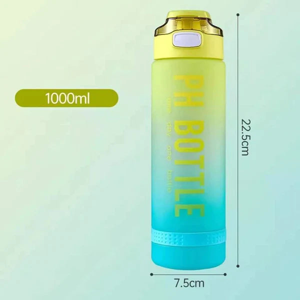 Motivational PH water bottle