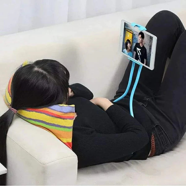 Flexible lazy neck phone holder