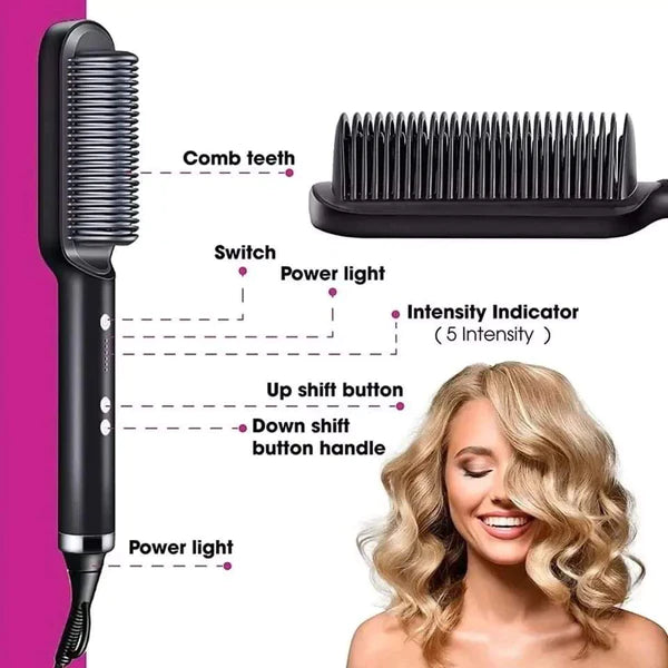 Electric hair straightener/curling tool
