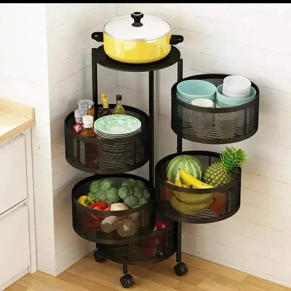 Rotating Multifunctional Kitchen rack