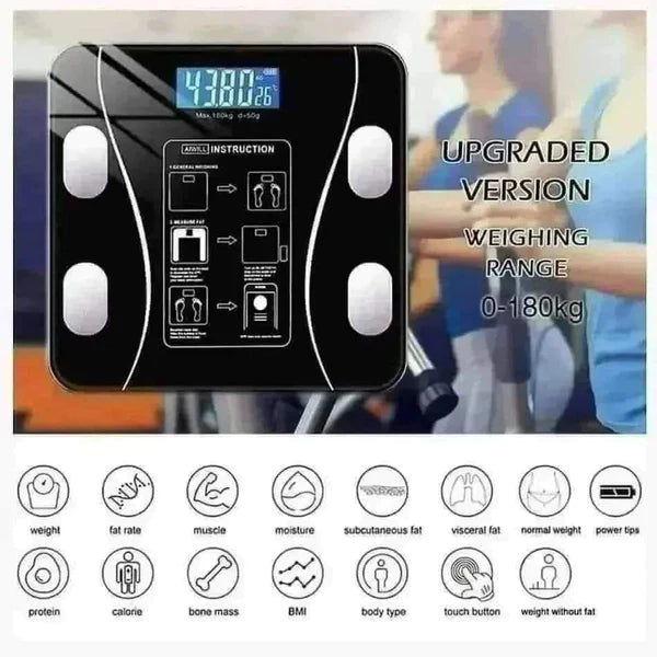 Digital Personal Weighing Scale Smart Body Composition BMI/Muscle Mass Monitor BMI Weighing Scale