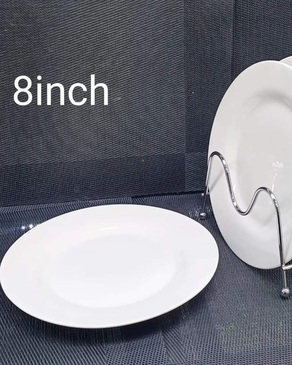 18 Piece Ceramic Dinner Set Plates Bowls Cups Porcelain Dinnerware Service for 6 Dishwasher Safe