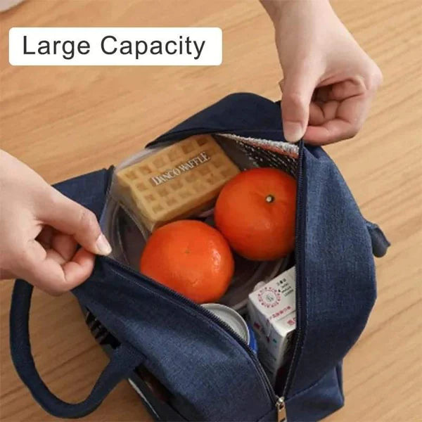 Portable insulated lunch bag