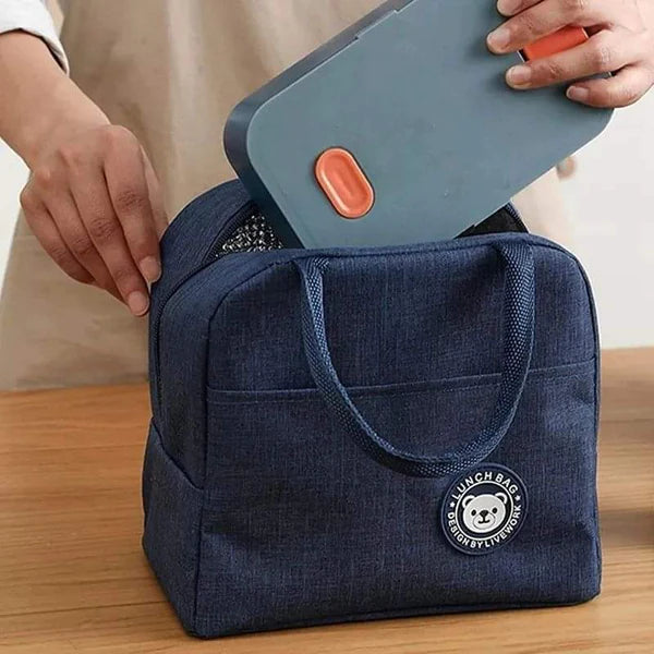 Portable insulated lunch bag