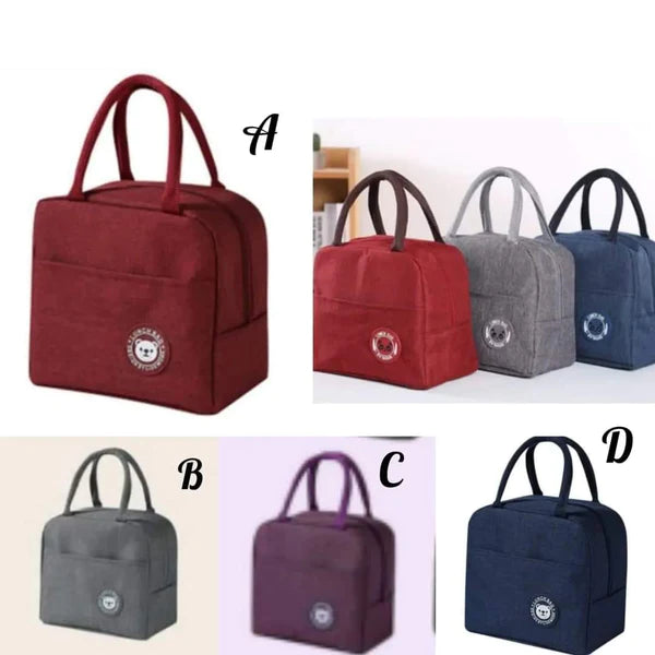 Portable insulated lunch bag