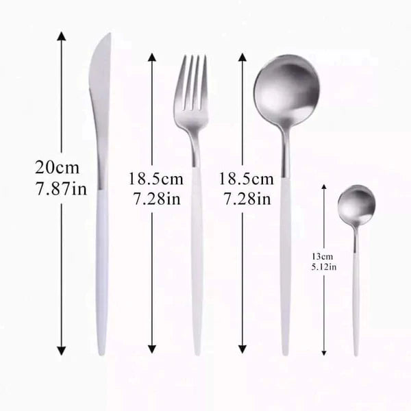24pcs Slim Design Cutlery set