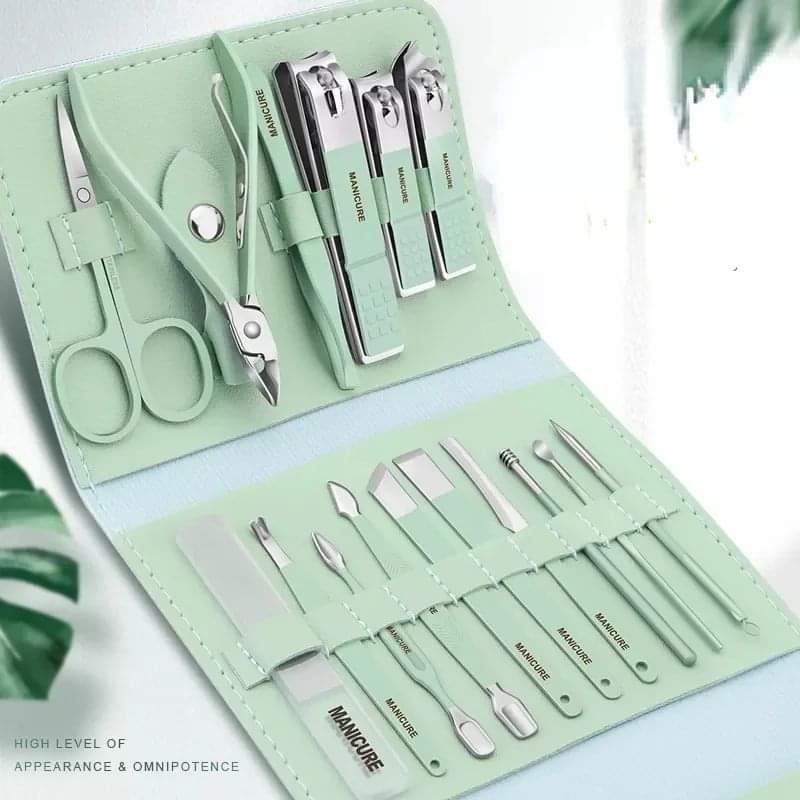 16 pieces nail care tool kit