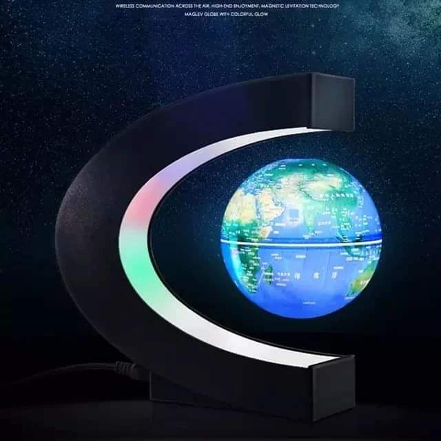 LED Globe rotating magnetic levitation floating