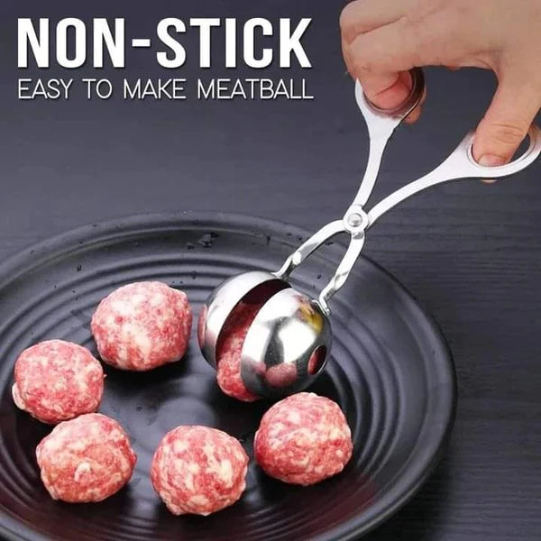 Stainless Steel Meatball Maker & Meat Ball Shaper Tool – 18cm Kitchen Scoop