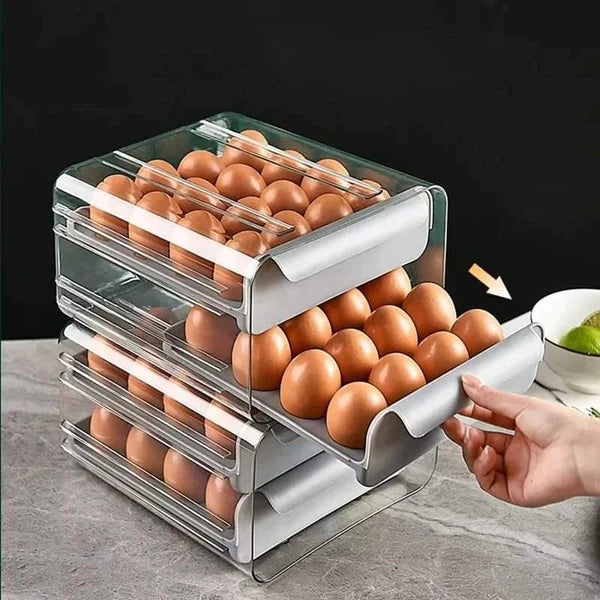 Premium 32 Grid Egg Storage Holder Heavy-Duty Plastic Egg Crate with Stackable Design Ideal for Home, Kitchen, Bakery & Poultry Use in Kenya