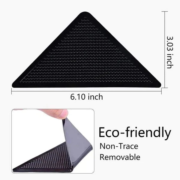 4pcs Antiskid Washable Carpet Grippers