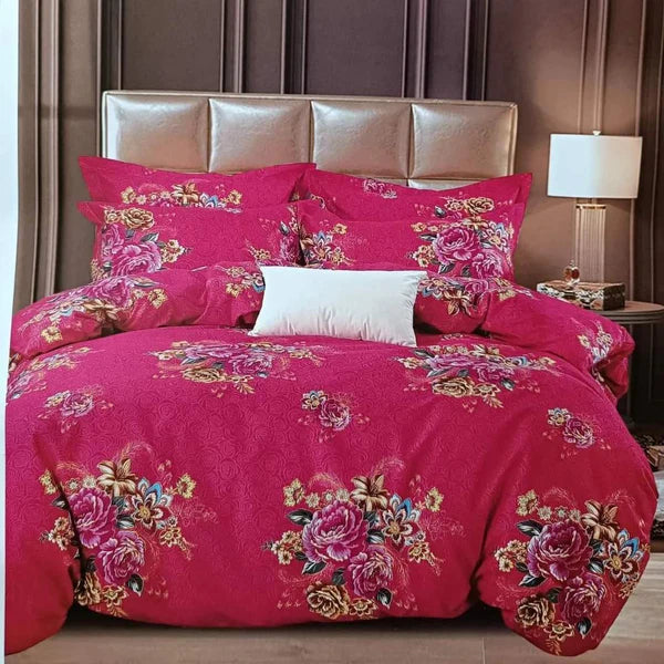 4 in 1 Microfibre Double Sided Duvet Cover Set