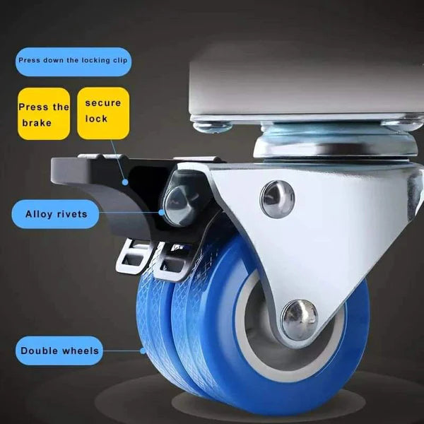 Washing Machine Fridge Stand Base Adjustable Freezer Trolley Mover With Lockable wheels