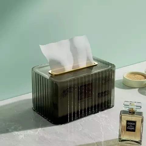 Metallic Napkins/Serviette holder 🔶 Color: Black and white