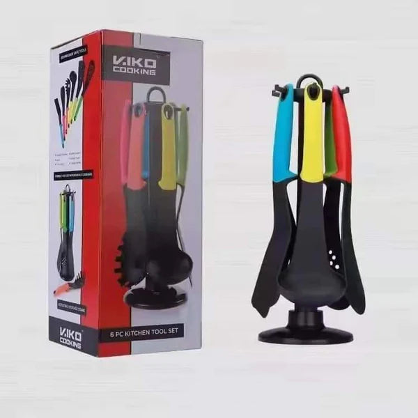 Heat Resistant Silicone Spoon Set