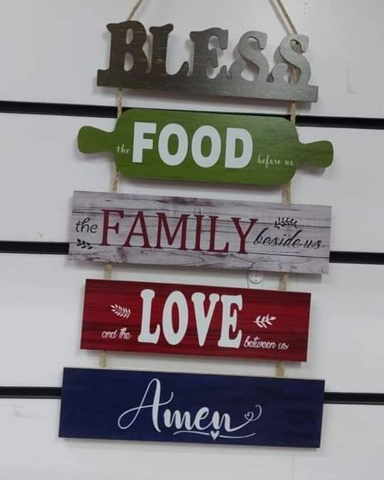 Assorted wooden home wall Hunging and bathroom decor plaques