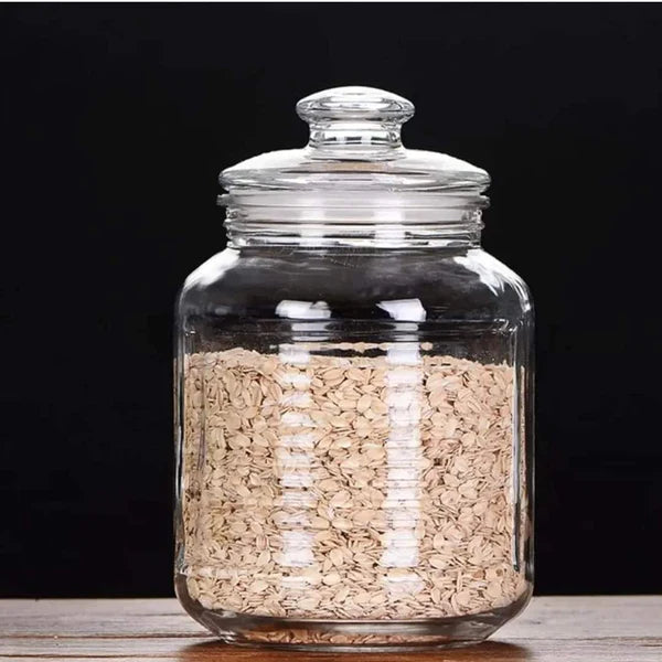 Transparent Glass Sealed Jar