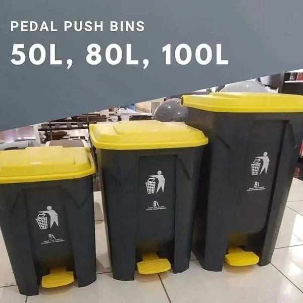 Pedal Push Dustbin Trash Bin
