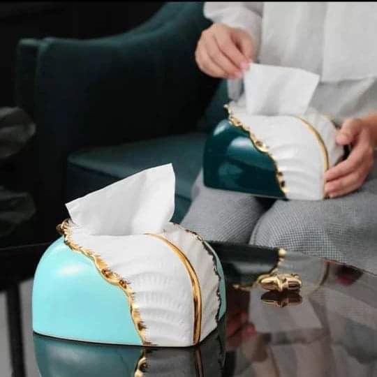 Elegant and classy ceramic serviette holder