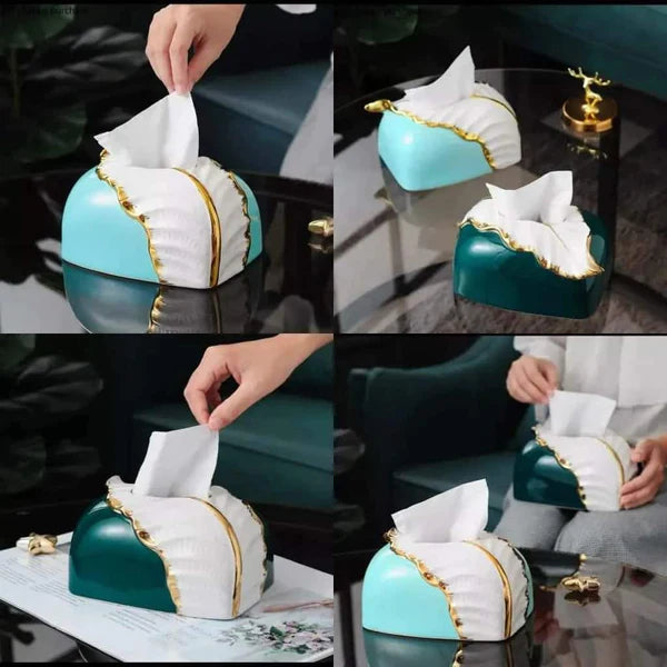 Elegant and classy ceramic serviette holder