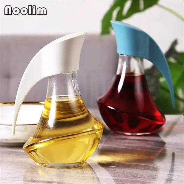 500ml Heavy Gauge Oil /Vinegar Jar White Lid