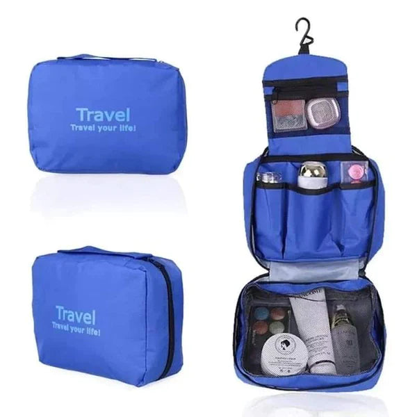 Large capacity Oxford material make-up/toiletries bag