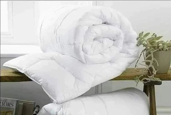Plain White Cotton Duvet 6*7, Comfortable Sleep Quilt Bedding