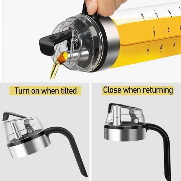 600ml automatic oil dispenser/seasoning bottle for vinegar