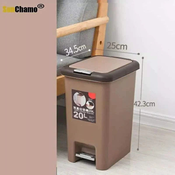 15 Litres -2 in 1 Pedal/Push Bin