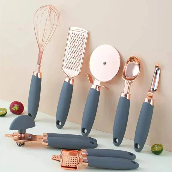 Heavy duty 7 pieces kitchen gadget set