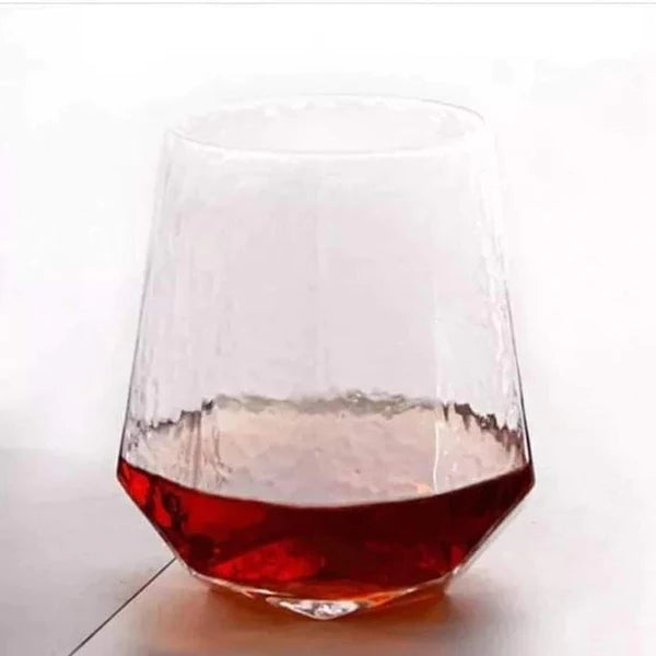 Nordic Diamond Hexagonal Whiskey Glasses